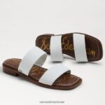 נשים הַנעָלָה Sam Edelman סנדל שקופיות Haydee עור לבן 4XL22X573 - Image 7