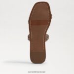 נשים הַנעָלָה Sam Edelman סנדל שקופיות inette ורוד זהב 4XL22X694 - Image 6