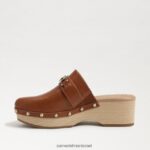 נשים הַנעָלָה Sam Edelman סתימת קיי cuoio חום 4XL22X443 - Image 4