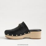 נשים הַנעָלָה Sam Edelman סתימת קיי עור שחור 4XL22X442 - Image 4