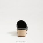 נשים הַנעָלָה Sam Edelman סתימת קיי עור שחור 4XL22X442 - Image 5