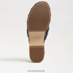 נשים הַנעָלָה Sam Edelman סתימת קיי עור שחור 4XL22X442 - Image 6