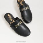 נשים הַנעָלָה Sam Edelman סתימת קיי עור שחור 4XL22X442 - Image 7