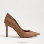 נשים הַנעָלָה Sam Edelman עקב אצבע מחודד לוז cuoio 4XL22X144 - Image 2