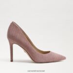 נשים הַנעָלָה Sam Edelman עקב אצבע מחודד לוז ורד טרקוטה 4XL22X145 - Image 2