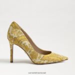 נשים הַנעָלָה Sam Edelman עקב אצבע מחודד לוז כּוּרכּוּם 4XL22X134 - Image 2