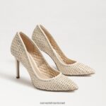 נשים הַנעָלָה Sam Edelman עקב אצבע מחודד לוז שֶׁנהָב 4XL22X139