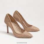 נשים הַנעָלָה Sam Edelman עקב אצבע מחודד לוז שיזוף חם 4XL22X140