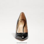 נשים הַנעָלָה Sam Edelman עקב אצבע מחודד לוז פטנט שחור 4XL22X159 - Image 3