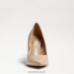 נשים הַנעָלָה Sam Edelman עקב אצבע מחודד לוז פטנט סומק בז' 4XL22X160 - Image 3