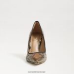 נשים הַנעָלָה Sam Edelman עקב אצבע מחודד לוז בְּרוֹנזָה 4XL22X138 - Image 3