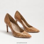 נשים הַנעָלָה Sam Edelman עקב אצבע מחודד לוז שעם טבעי 4XL22X158