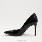 נשים הַנעָלָה Sam Edelman עקב אצבע מחודד לוז פטנט שחור 4XL22X159 - Image 4