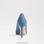 נשים הַנעָלָה Sam Edelman עקב אצבע מחודד לוז אינדיגו מכובס 4XL22X141 - Image 5