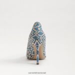 נשים הַנעָלָה Sam Edelman עקב אצבע מחודד לוז רב כחול 4XL22X143 - Image 5