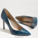 נשים הַנעָלָה Sam Edelman עקב אצבע מחודד לוז אינדיגו פראי 4XL22X149 - Image 6