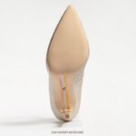 נשים הַנעָלָה Sam Edelman עקב אצבע מחודד לוז רשת זהב בהיר 4XL22X136 - Image 6