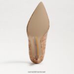 נשים הַנעָלָה Sam Edelman עקב אצבע מחודד לוז שעם טבעי 4XL22X158 - Image 6
