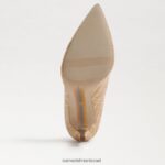 נשים הַנעָלָה Sam Edelman עקב אצבע מחודד לוז מולטי רפיה טבעית 4XL22X142 - Image 6