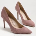 נשים הַנעָלָה Sam Edelman עקב אצבע מחודד לוז ורד טרקוטה 4XL22X145 - Image 7