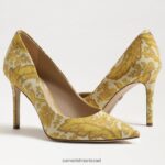 נשים הַנעָלָה Sam Edelman עקב אצבע מחודד לוז כּוּרכּוּם 4XL22X134 - Image 7