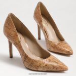 נשים הַנעָלָה Sam Edelman עקב אצבע מחודד לוז שעם טבעי 4XL22X158 - Image 7