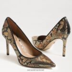 נשים הַנעָלָה Sam Edelman עקב אצבע מחודד לוז בְּרוֹנזָה 4XL22X138 - Image 7