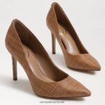 נשים הַנעָלָה Sam Edelman עקב אצבע מחודד לוז cuoio 4XL22X144 - Image 7