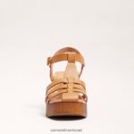 נשים הַנעָלָה Sam Edelman עקב בלוק בלוק מרגריט אוּכָּף 4XL22X659 - Image 3