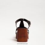 נשים הַנעָלָה Sam Edelman עקב בלוק בלוק מרגריט פטנט שחור 4XL22X660 - Image 5