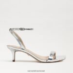 נשים הַנעָלָה Sam Edelman עקב החתלתול של רייל כסף רך 4XL22X677 - Image 2