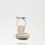 נשים הַנעָלָה Sam Edelman עקב החתלתול של רייל כסף רך 4XL22X677 - Image 3