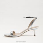 נשים הַנעָלָה Sam Edelman עקב החתלתול של רייל כסף רך 4XL22X677 - Image 4