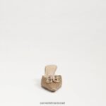 נשים הַנעָלָה Sam Edelman עקב חתלתול בריט סיור זהב ענבר 4XL22X589 - Image 3