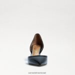נשים הַנעָלָה Sam Edelman עקב חתלתול מחודדת ג'ינה פטנט שחור 4XL22X552 - Image 3