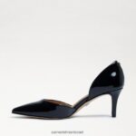 נשים הַנעָלָה Sam Edelman עקב חתלתול מחודדת ג'ינה פטנט שחור 4XL22X552 - Image 4