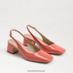 נשים הַנעָלָה Sam Edelman עקב חתלתול terra slingback ורוד טרקוטה 4XL22X191