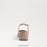 נשים הַנעָלָה Sam Edelman עקב חתלתול terra slingback זריחה ורוד 4XL22X192 - Image 5
