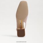 נשים הַנעָלָה Sam Edelman עקב חתלתול terra slingback זריחה ורוד 4XL22X192 - Image 6