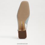 נשים הַנעָלָה Sam Edelman עקב חתלתול terra slingback כחול קצף ים 4XL22X190 - Image 6