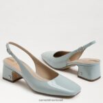 נשים הַנעָלָה Sam Edelman עקב חתלתול terra slingback כחול קצף ים 4XL22X190 - Image 7