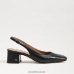 נשים הַנעָלָה Sam Edelman עקב חתלתול terra slingback שָׁחוֹר 4XL22X189 - Image 2
