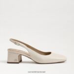 נשים הַנעָלָה Sam Edelman עקב חתלתול terra slingback שנהב מודרני 4XL22X188 - Image 2