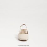 נשים הַנעָלָה Sam Edelman עקב חתלתול terra slingback שנהב מודרני 4XL22X188 - Image 3