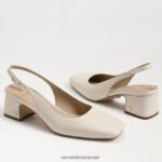 נשים הַנעָלָה Sam Edelman עקב חתלתול terra slingback שנהב מודרני 4XL22X188 - Image 7