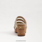נשים הַנעָלָה Sam Edelman עקב טריז של יוקי פלטפורמה עלה זהב 4XL22X686 - Image 5