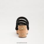 נשים הַנעָלָה Sam Edelman עקב טריז של יוקי פלטפורמה זמש שחור 4XL22X687 - Image 5