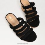 נשים הַנעָלָה Sam Edelman עקב טריז של יוקי פלטפורמה זמש שחור 4XL22X687 - Image 7