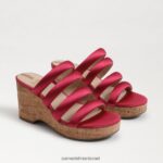 נשים הַנעָלָה Sam Edelman עקב טריז של יוקי פלטפורמה אולטרה פוקסיה 4XL22X685