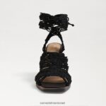 נשים הַנעָלָה Sam Edelman עקב מעטפת קרסול הארלי שָׁחוֹר 4XL22X860 - Image 3